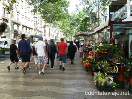 Las Ramblas, Hotel Arc, Barcelona.